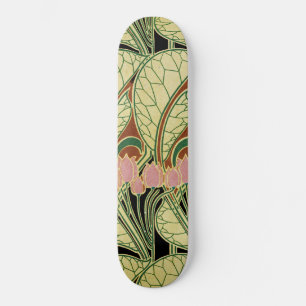 Skateboard Motif Art Nouveau #1