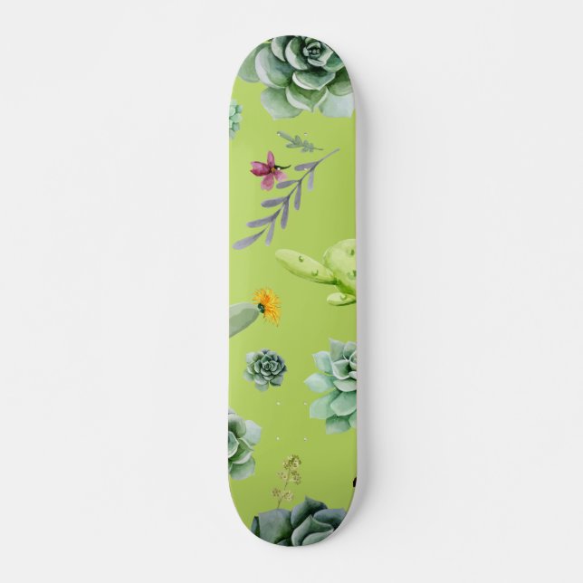 Skateboard Motif Cactus 6 (Devant)