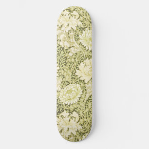 Skateboard Motif Chrysanthème de William Morris Vintage