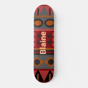 Skateboard Motif coloré funky