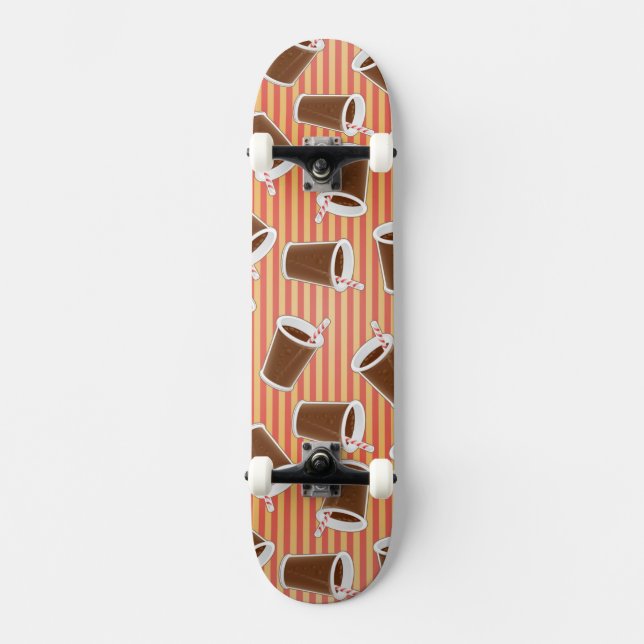 Skateboard Motif d'aliments de préparation rapide (Recto)