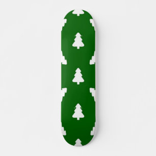 Skateboard motif d'arbre de Noël