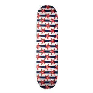Skateboard Motif de bannière étoilée
