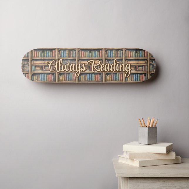 Skateboard Motif de bibliothèque Fairytale (Art mural (Horz))