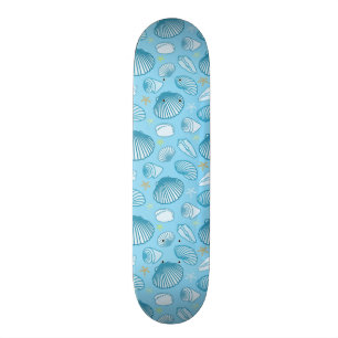 Skateboard Motif de bleu d'océan