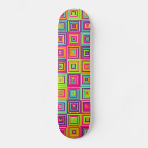 Skateboard Motif de carrés