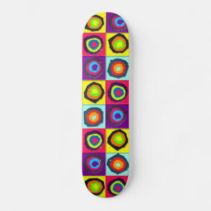 Skateboard motif de cercles