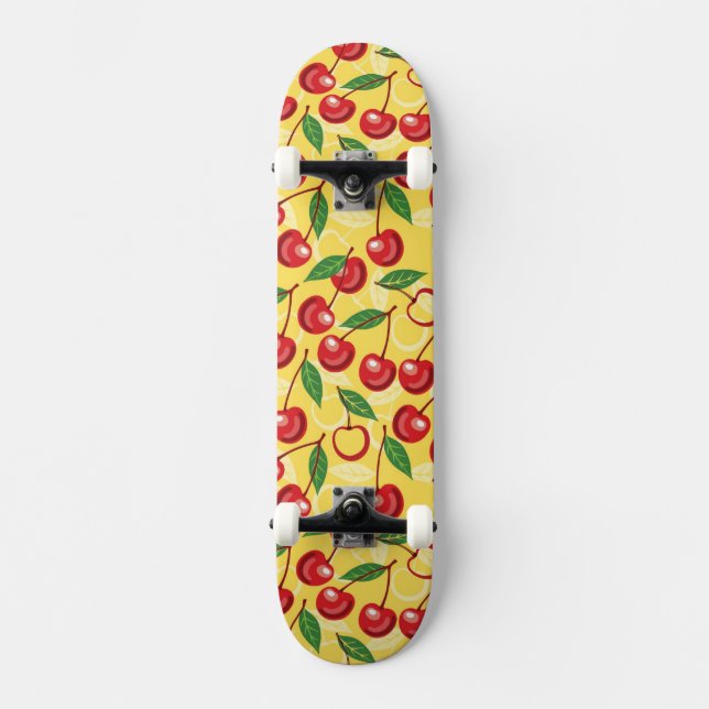 Skateboard Motif de cerise (Recto)