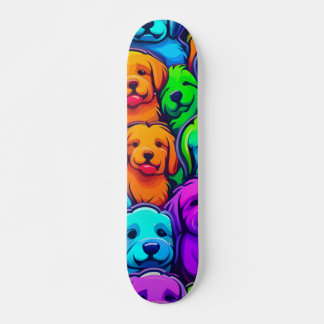 Skateboard Motif de chien branché pour les amoureux des anima