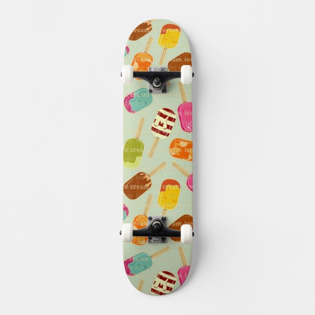 Skateboard Motif de crème glacée (Recto)
