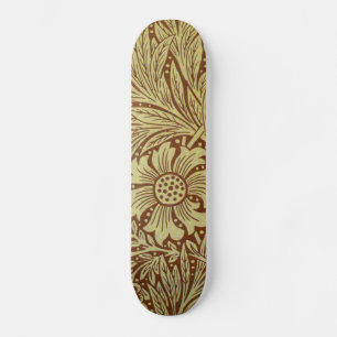 Skateboard Motif de fleur antique de souci de William Morris