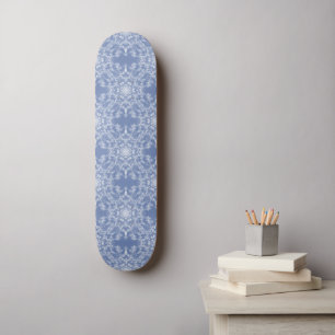 Skateboard Motif de flocon de neige en dentelle Abstraite sur