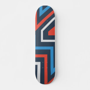 Skateboard Motif de graffiti Abstrait géométrique