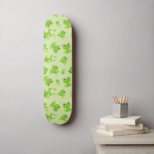 Skateboard Motif de grenouille, Grenouilles mignonnes, Grenou