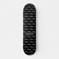 Motif de jeu noir personnalisé cool Gamer
