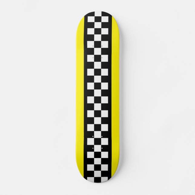 Skateboard Motif de la bande de contrôle de taxi (Recto)