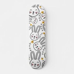 Skateboard Motif de lapin