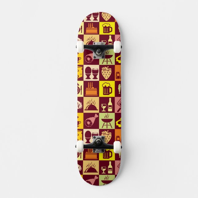 Skateboard Motif de nourriture (Recto)