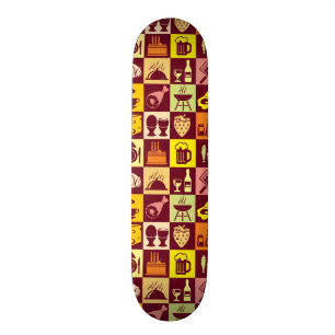 Skateboard Motif de nourriture