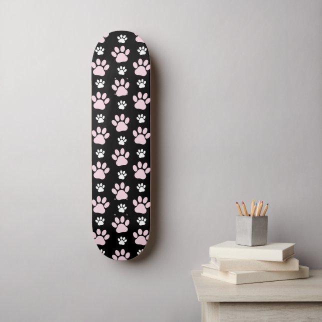 Skateboard Motif De Pailles, Pailles Roses, Pailles De Chien, (Art mural)