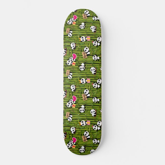 Skateboard Motif de Panda 2 (Recto)