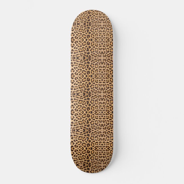 Skateboard Motif de peau léopard (Recto)