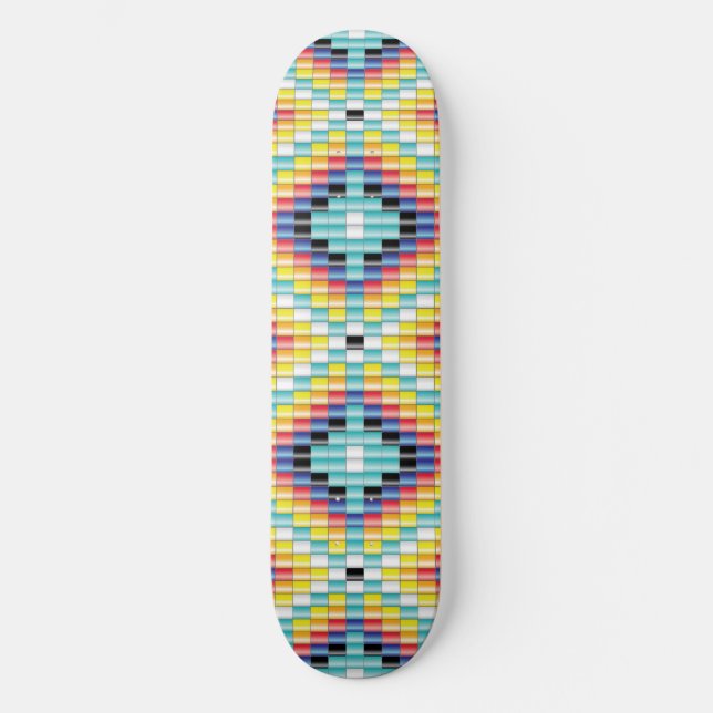 Skateboard Motif de perles Navajo (Recto)