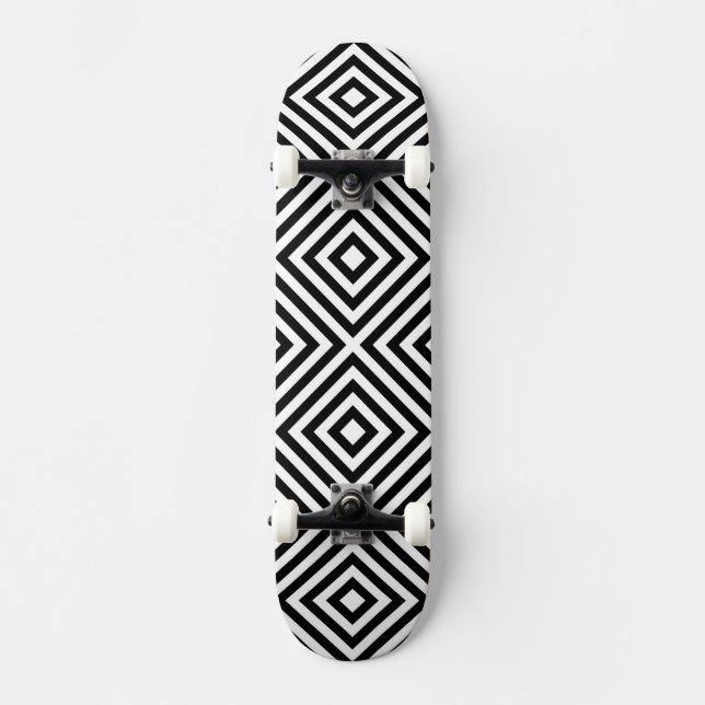 Skateboard Motif de rayures (Recto)