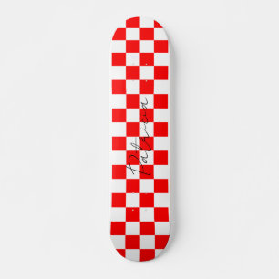 Skateboard Motif de tableau de bord cool rouge
