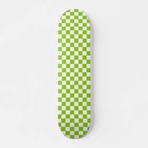 Skateboard Motif de tableau de contrôle rétroactif en Lime Gr