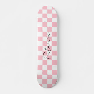 Skateboard Motif de tableau de contrôle rose