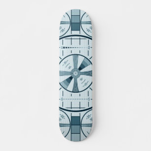 Skateboard Motif de test TV vintage