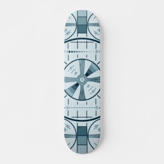 Skateboard Motif de test TV vintage