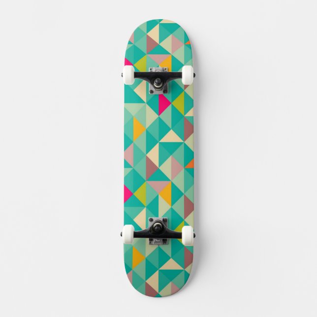 Skateboard Motif de triangles (Recto)