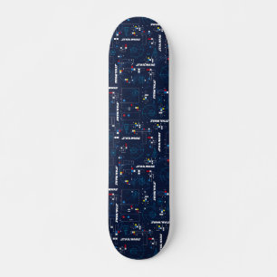 Skateboard Motif de visualisation tête haute de chasseur TIE