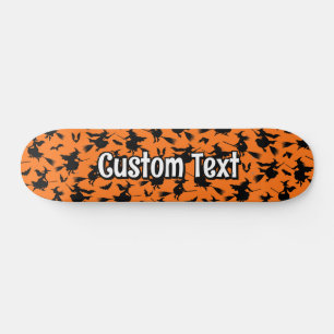 Skateboard Motif des sorcières volantes