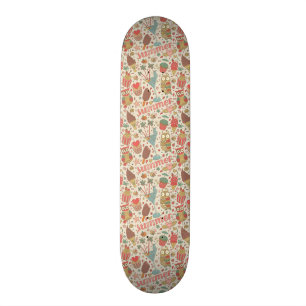 Skateboard Motif d'été avec la crème glacée