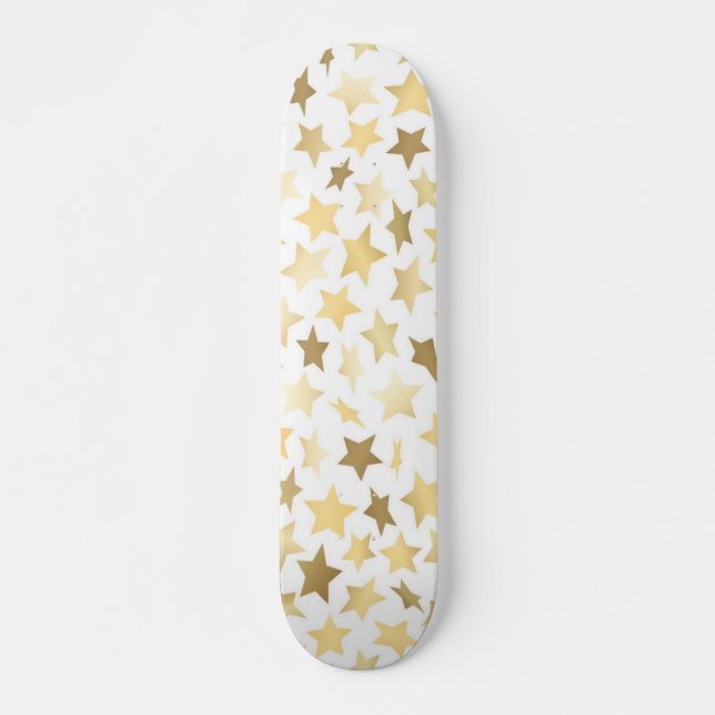 Skateboard Motif d'étoiles (Devant)