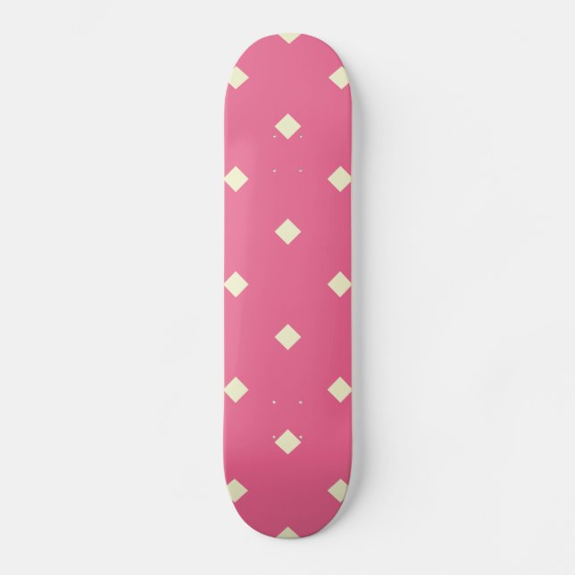 Skateboard Motif diamant (Recto)