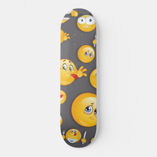 Skateboard Motif Emoji 2 (Recto)