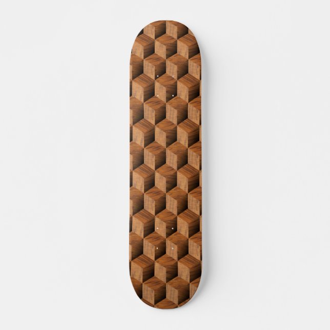 Skateboard Motif en bois (Devant)