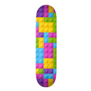 Skateboard Motif en plastique de blocs de construction