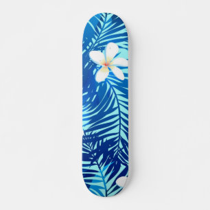 Skateboard motif feuille
