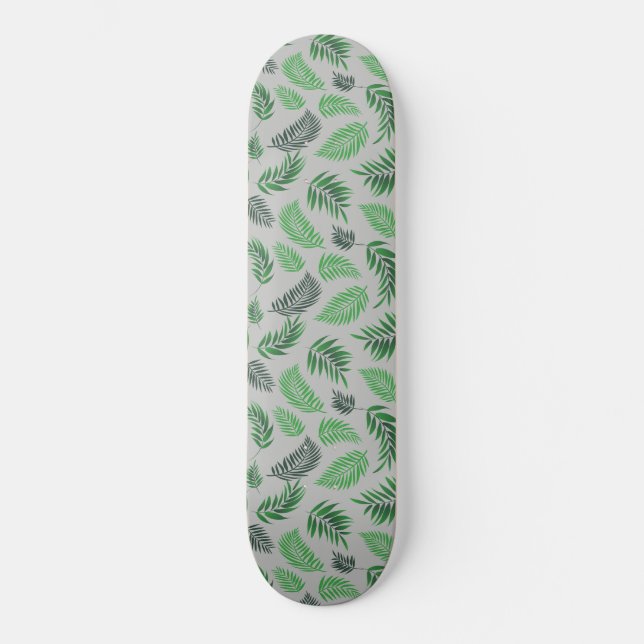 Skateboard Motif Feuille tropical 11 (Recto)