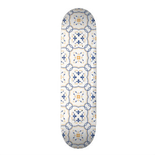 Skateboard Motif floral