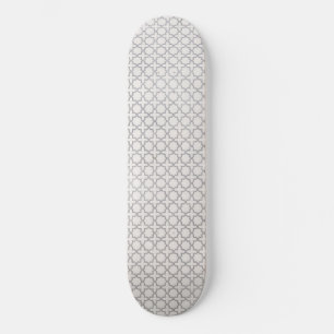 Skateboard Motif géométrique beige islamique