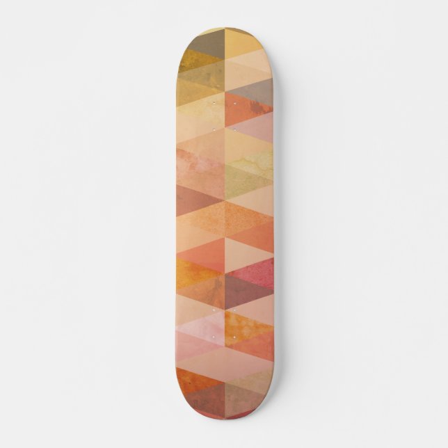 Skateboard Motif géométrique Triangle souple (Devant)