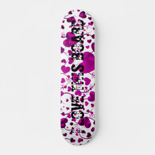 Skateboard MOTIF HEART ART 6 + votre texte