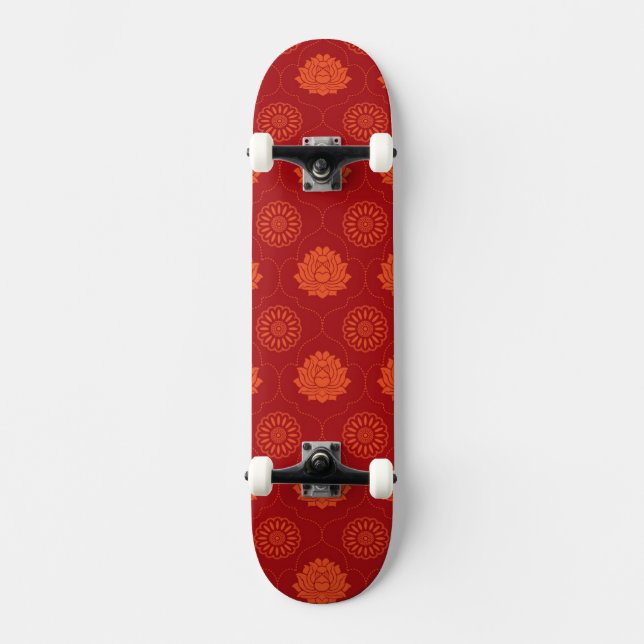 Skateboard Motif indien (Recto)