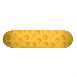 Skateboard Motif jaune de fromage